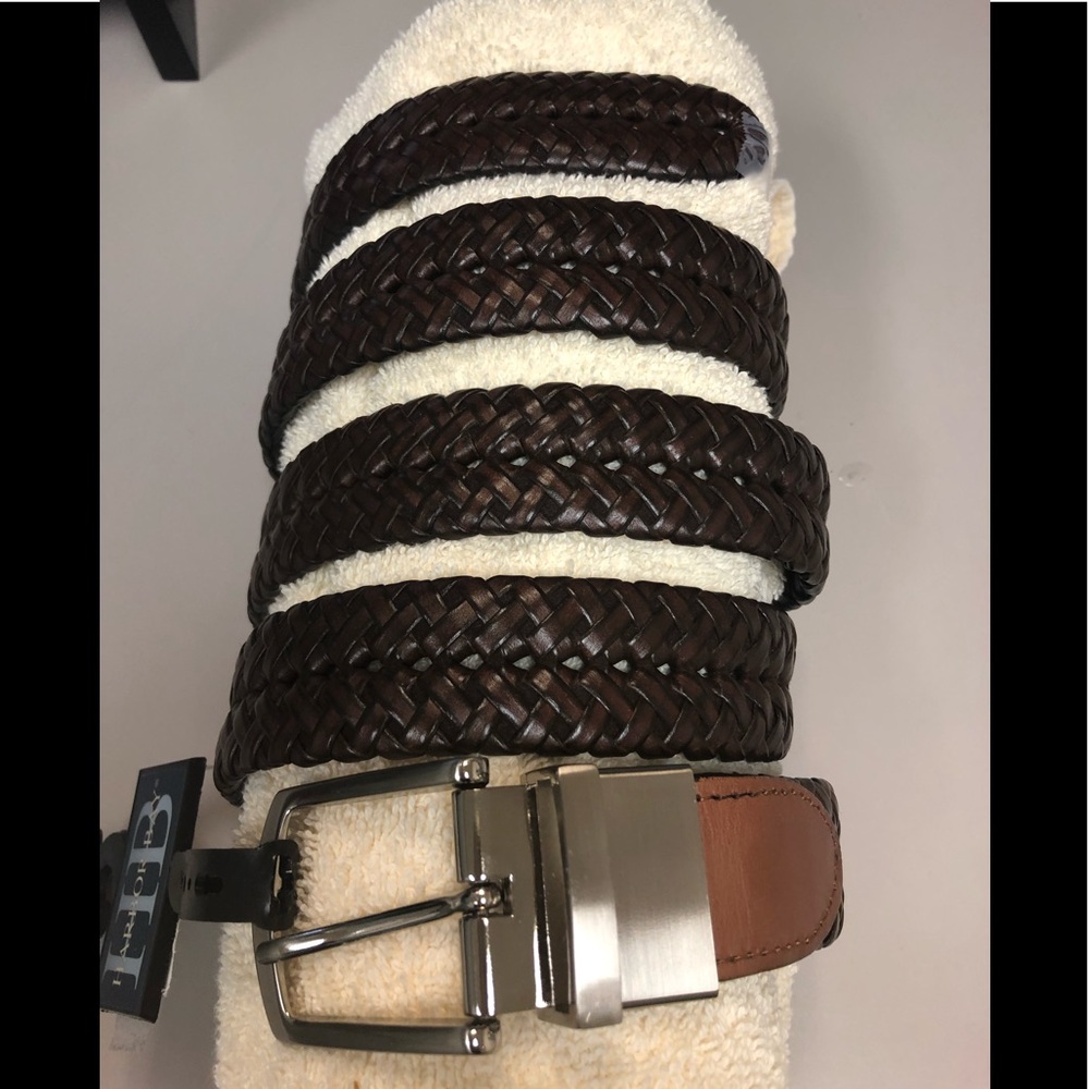Harbor Bay Leather Braid Belt